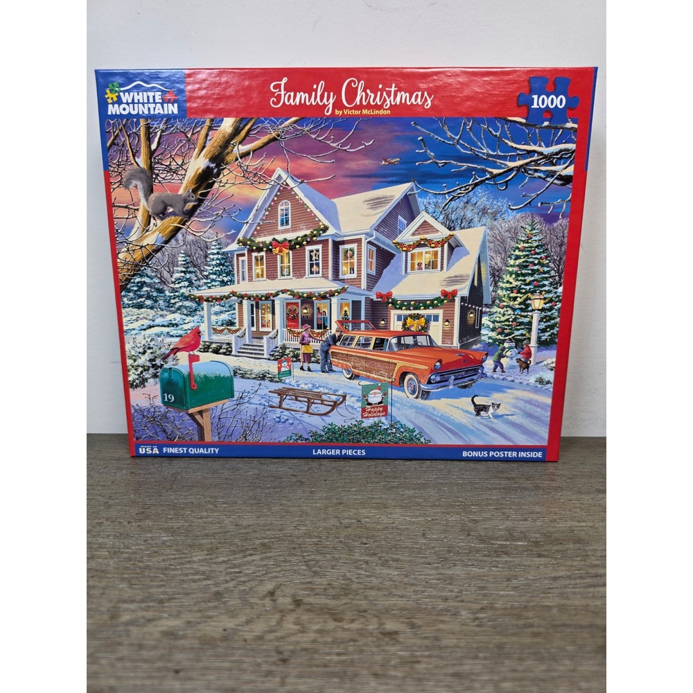 Family Christmas - 1000 Piece Jigsaw Puzzle by White Mountain